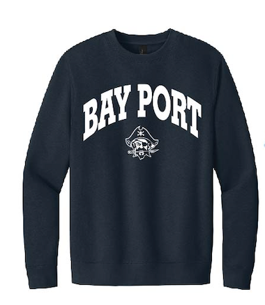 Navy Crew Sweatshirt '24 | Pirate's Cove School Store